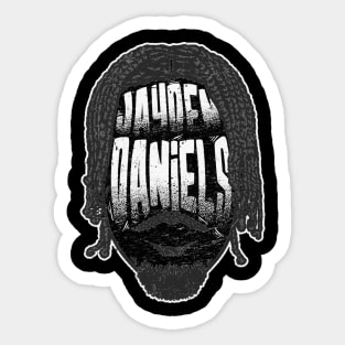 Jayden Daniels Washington Player Silhouette Sticker